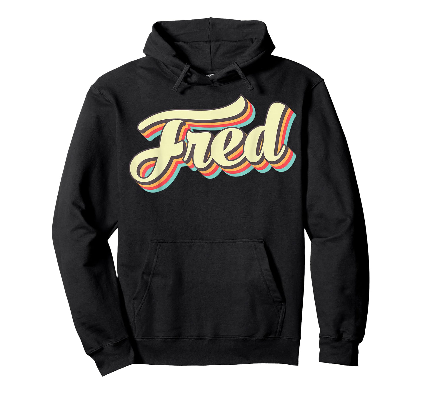 Fred TShirt Retro Art Baseball Font Vintage T-Shirt