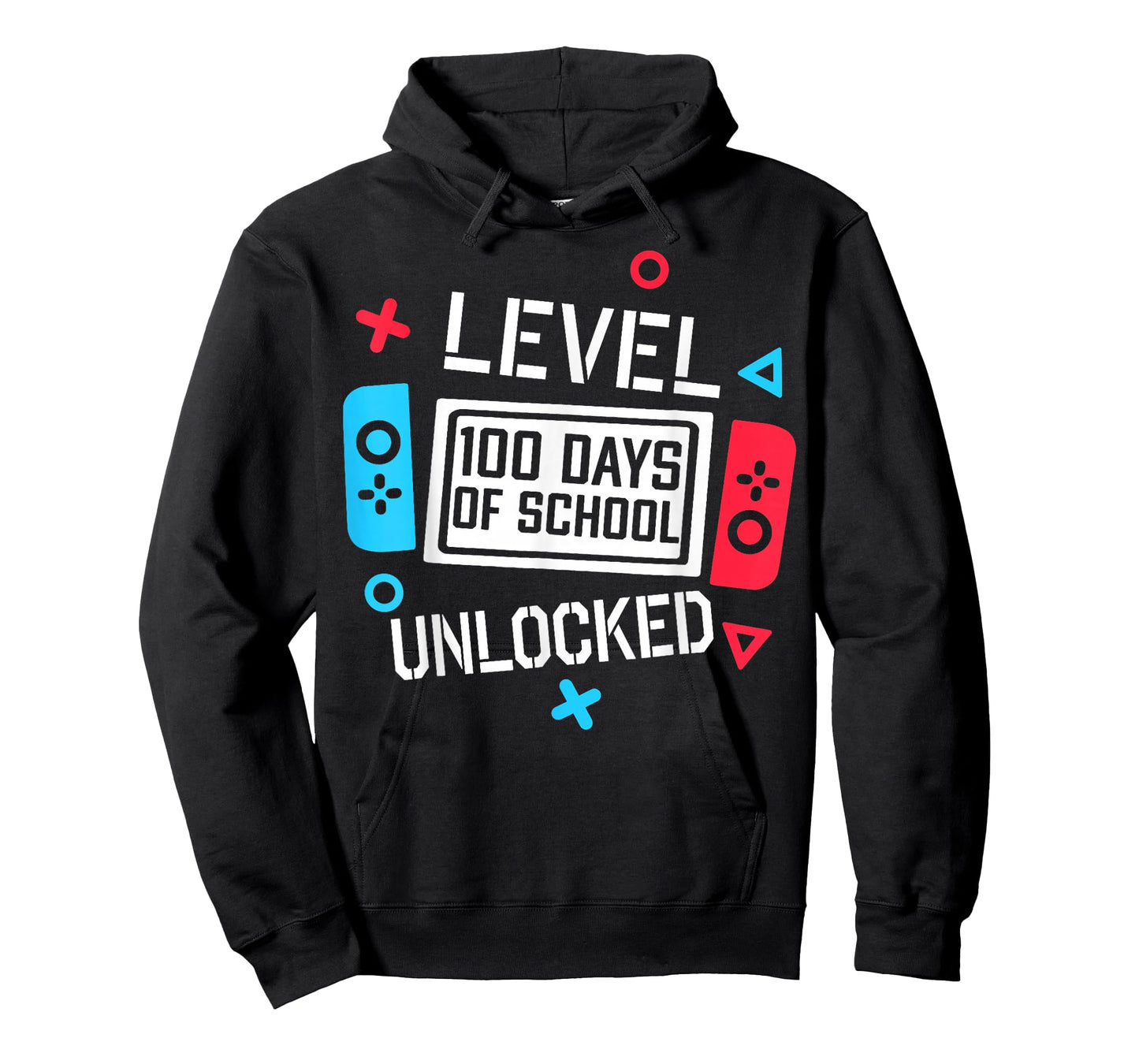 Level 100 Days Of School Unlocked Gamer Video Games Boys T-Shirt