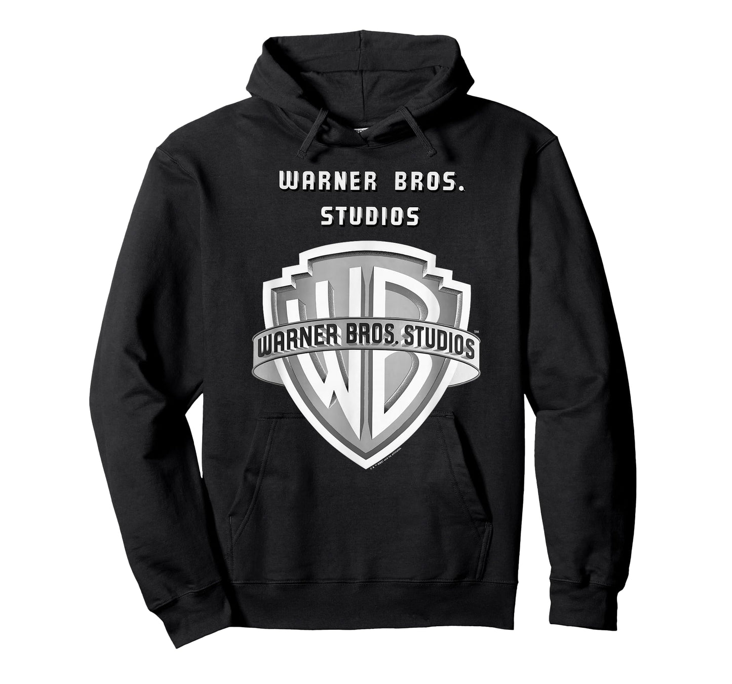 WB100 Warner Bros. Vintage Movie Studio Silver Logo T-Shirt