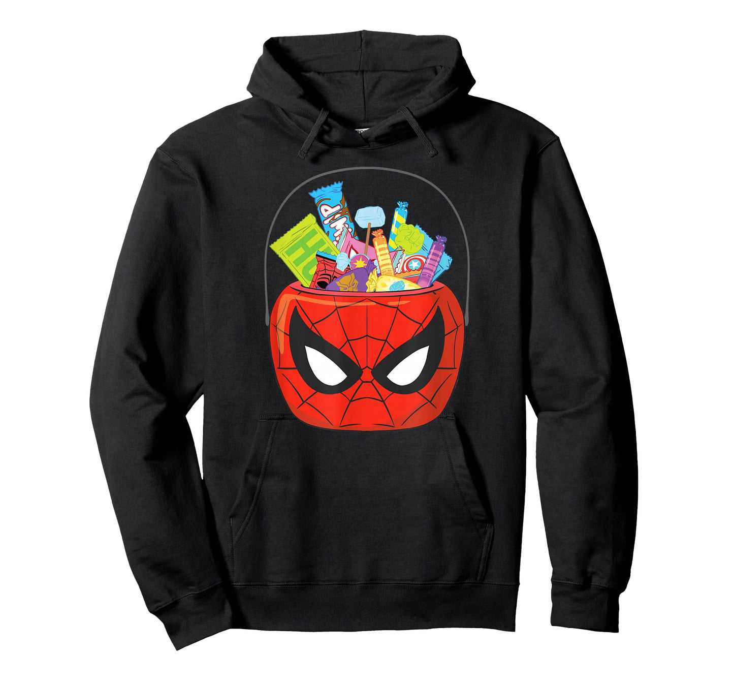Marvel Spider-Man Halloween Trick or Treat Candy Bucket T-Shirt