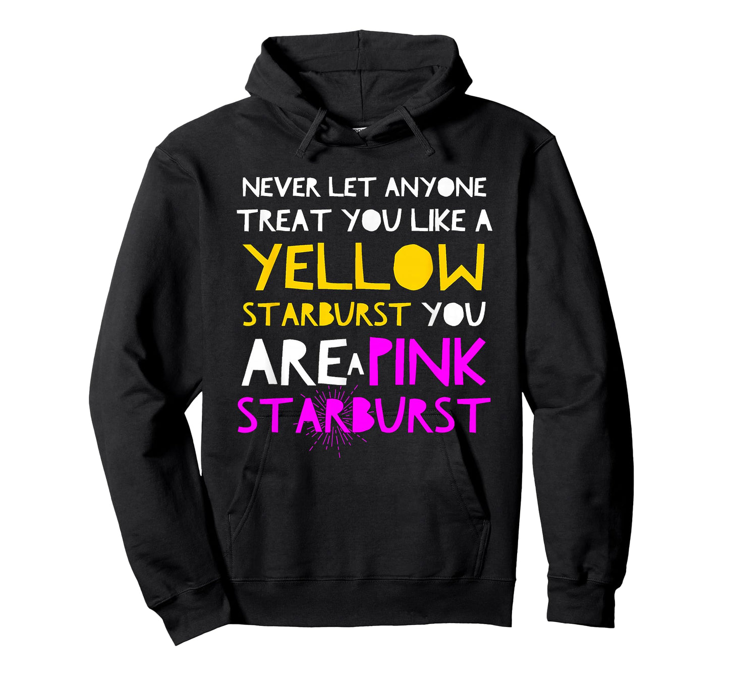 Yellow Starburst Pink Starburst T Shirt T-Shirt