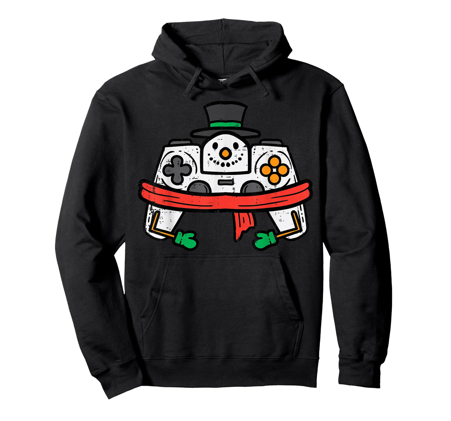 Christmas Snowman Gamer Controller Xmas Gaming Men Boys Kids T-Shirt