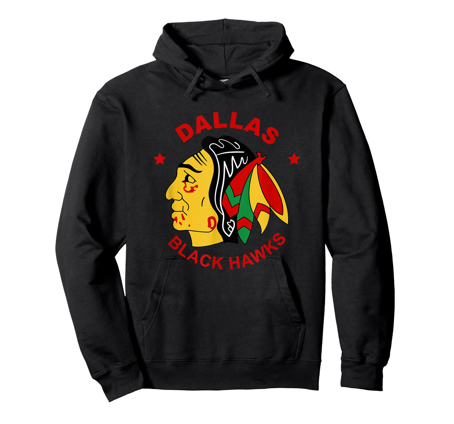 Dallas Black Hawks Vintage Hockey Fan T-Shirt