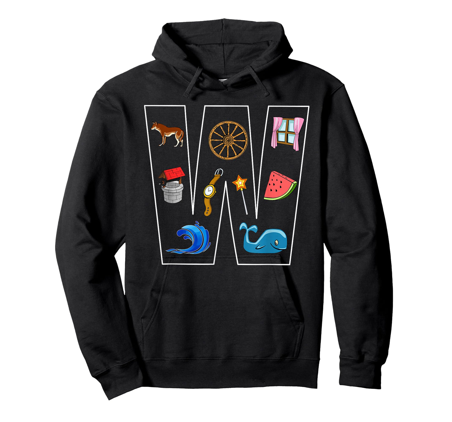 Alphabet Letter W Phonics Objects That Start With W Shirt T-Shirt