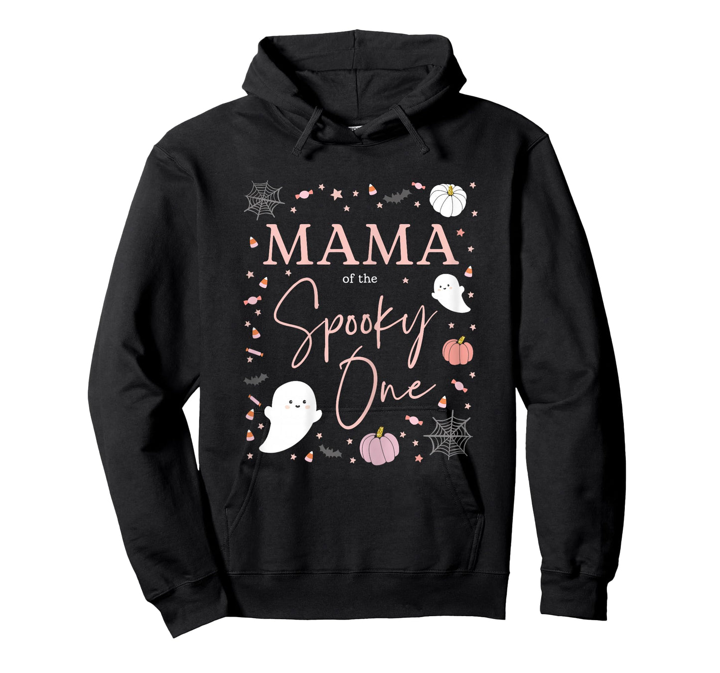 Mama of the Spooky One Girl First Birthday Pink Halloween T-Shirt