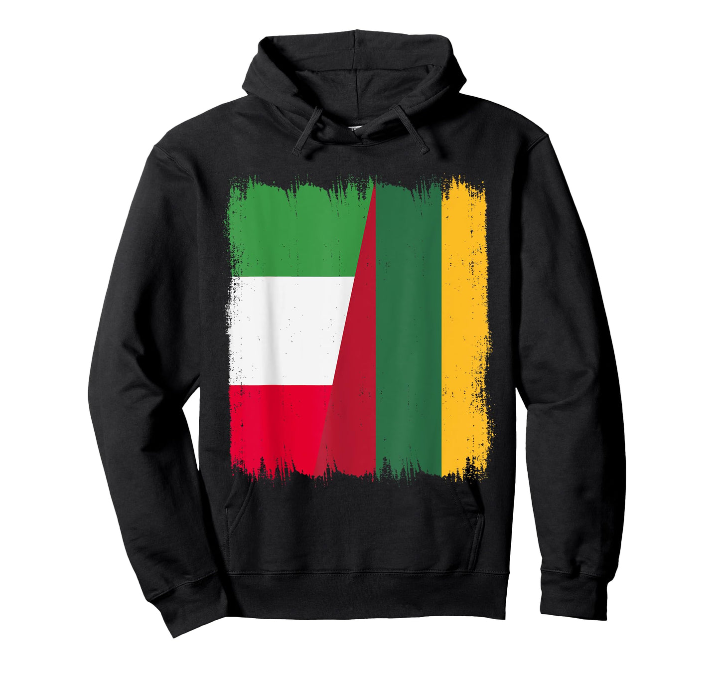 Italy Lithuania Half Flag Italian Lithuanian Roots T-Shirt