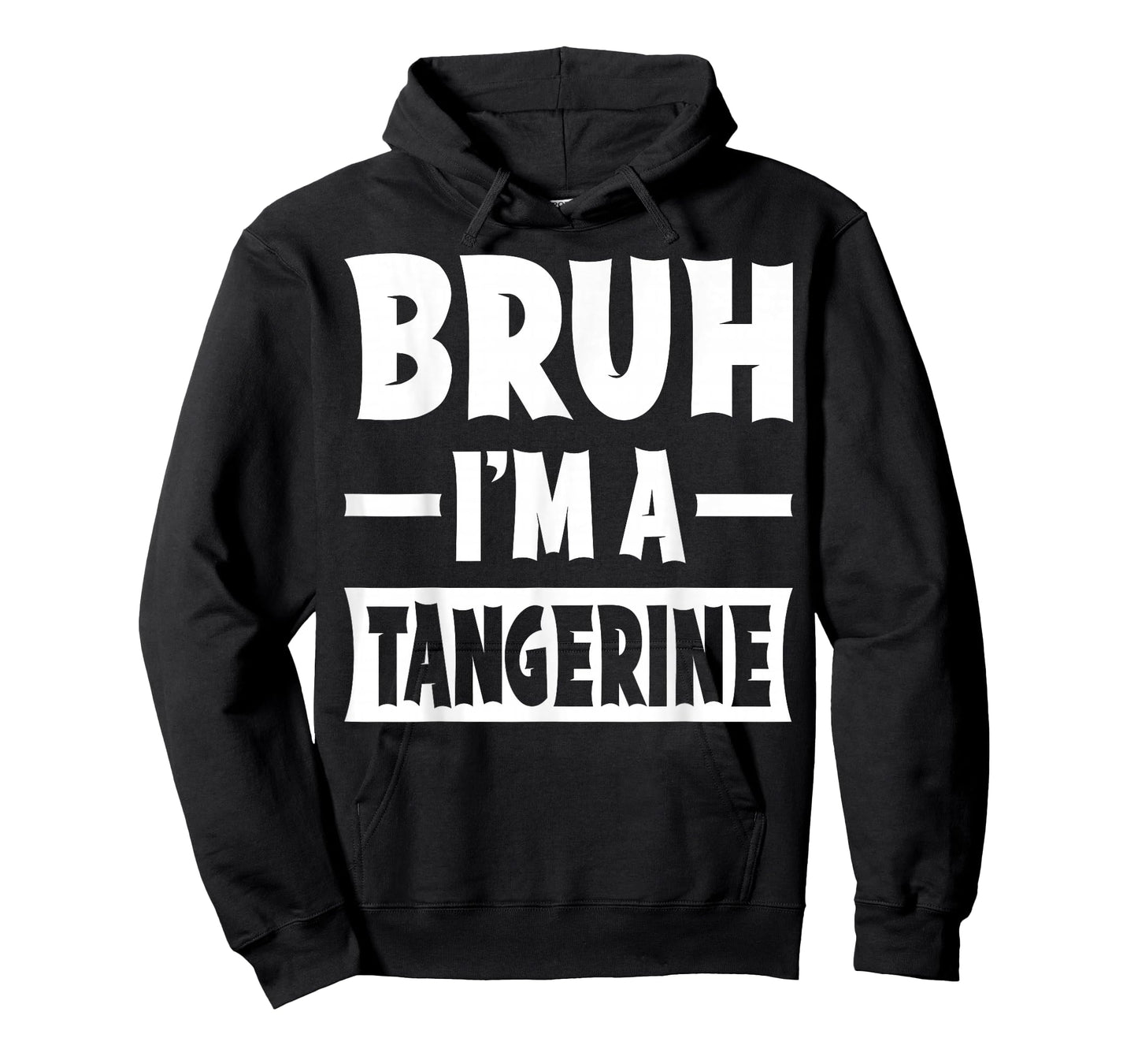 Bruh I'm A Tangerine Funny Lazy Halloween Costume Party T-Shirt