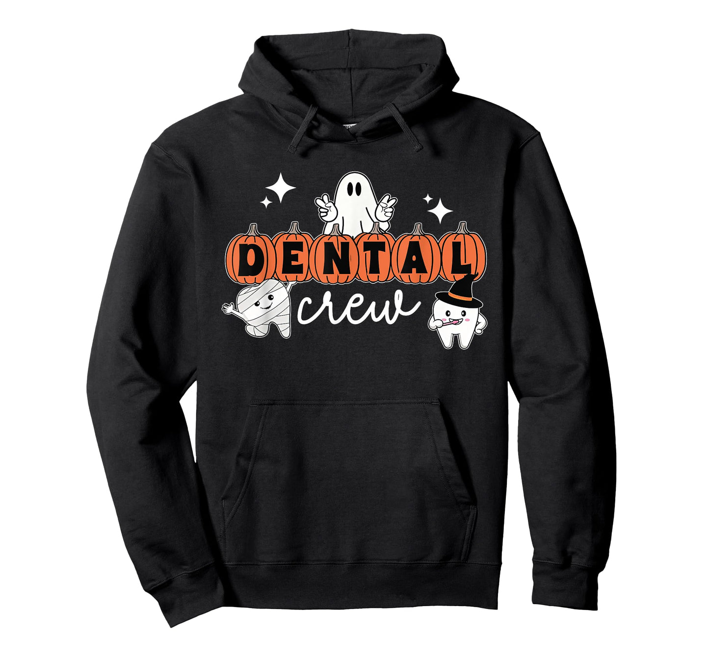 Halloween Dental Crew Pumpkin Ghost Spooky Dental Hygienist T-Shirt
