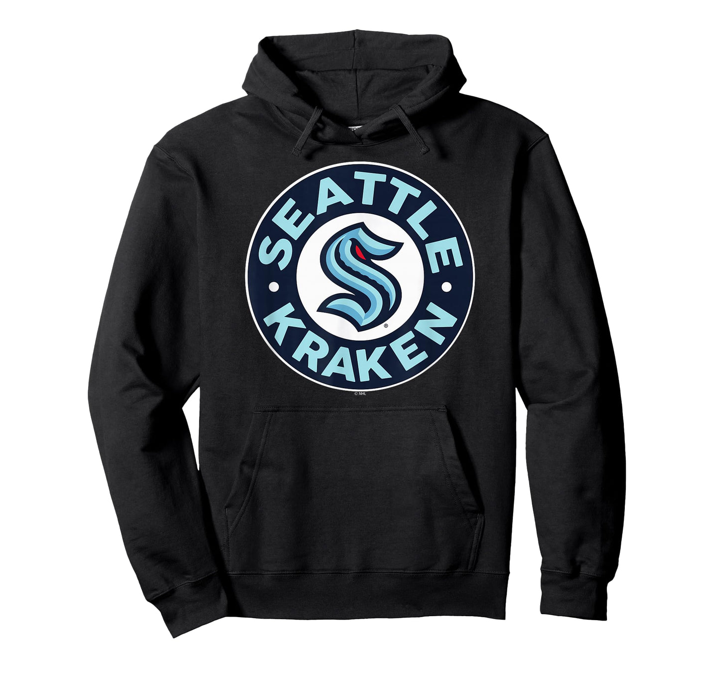 Seattle Kraken Symbol Black Officially Licensed T-Shirt