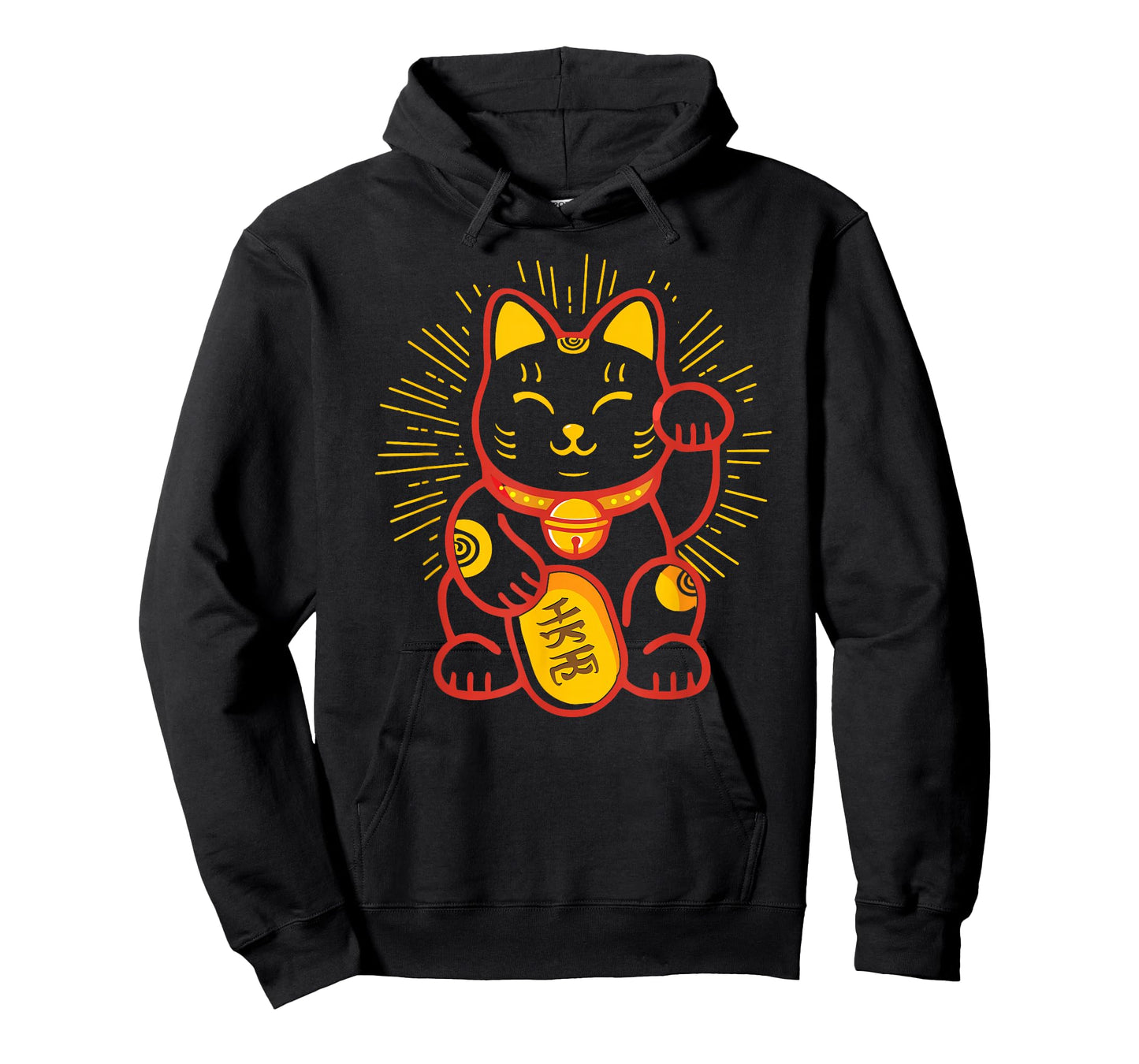 Maneki Neko Lucky Cat Japanese Money Kitten Good Luck Charm T-Shirt