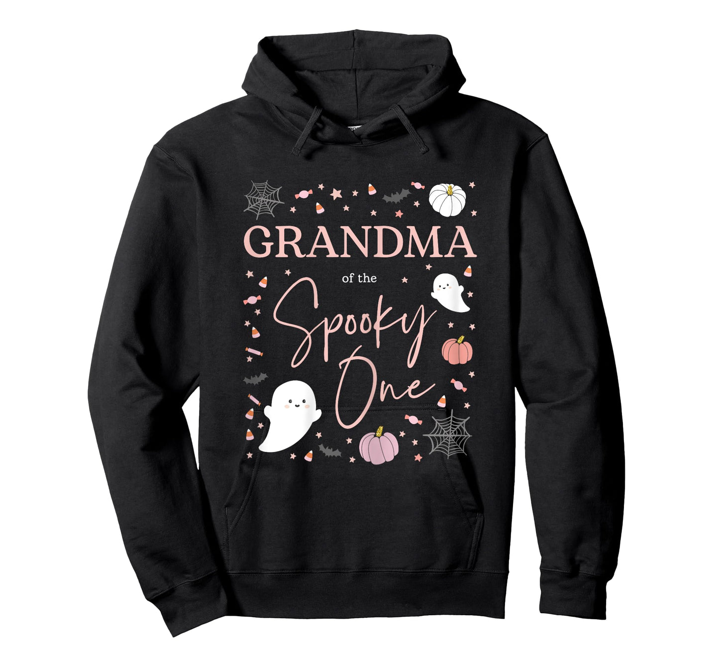 Grandma of the Spooky One Girl First Birthday Pink Halloween T-Shirt