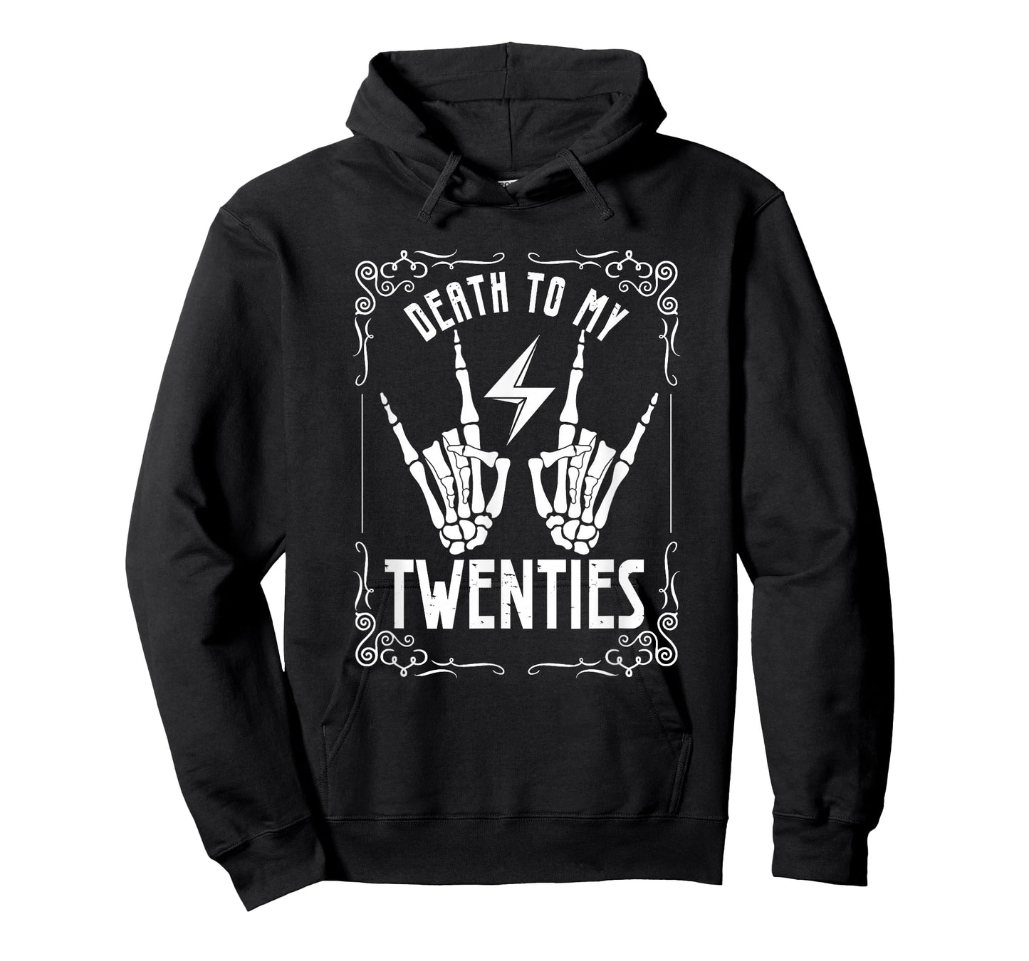 Death to My Twenties 20s 30th Birthday 30 Years Old Skeleton T-Shirt