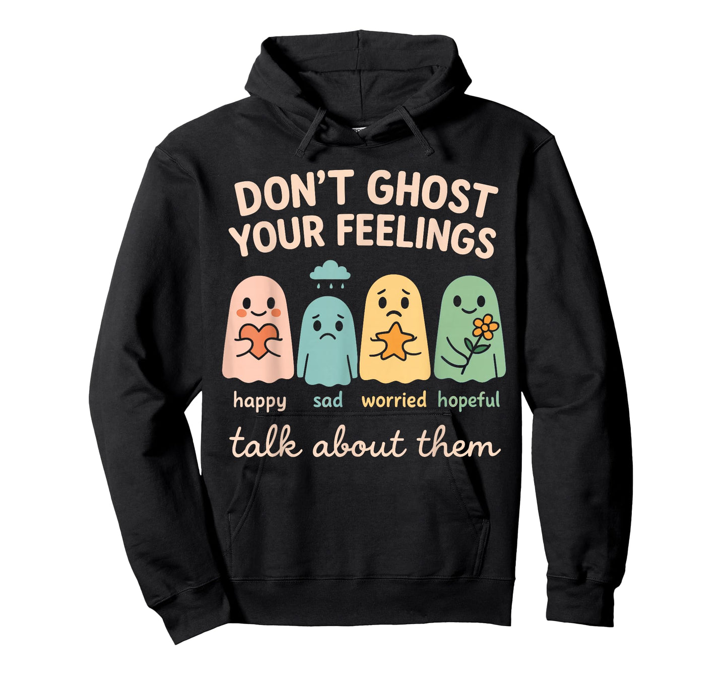 Halloween School Psychologist Shirt Dont Ghost Your Feelings T-Shirt
