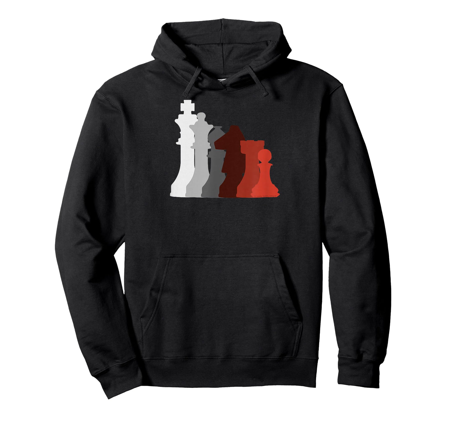 Cool Chess Pieces in Gaming Colors Chess Players T-Shirt