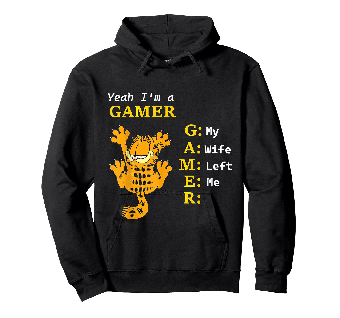 yeah im a gamer Men's Unisex-Adults Black Small Classic Fit Short Sleeve T-Shirt