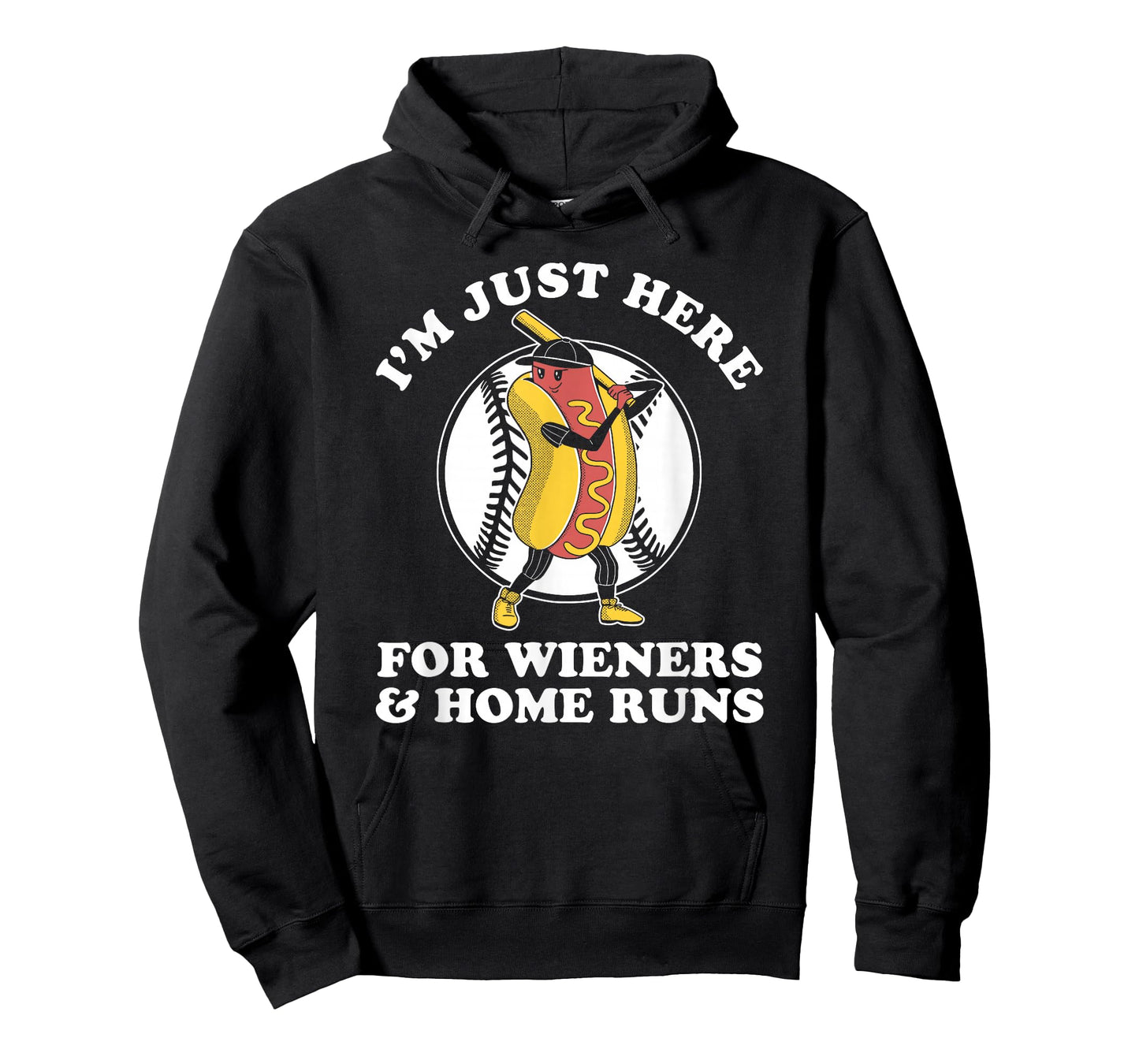 Funny Baseball Design for Women Men Wieners & Home Runs T-Shirt