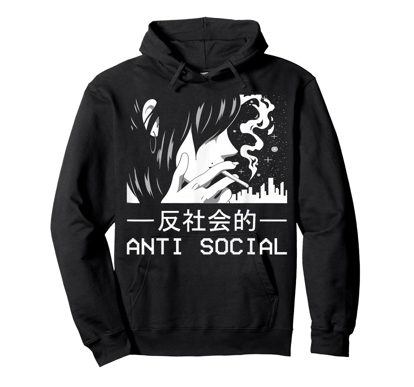 Alt Indie Aesthetic Egirl Eboy Clothes Anime Merch Japanese Aesthetic Antisocial Anime Girl Sad Soft Grunge T-Shirt