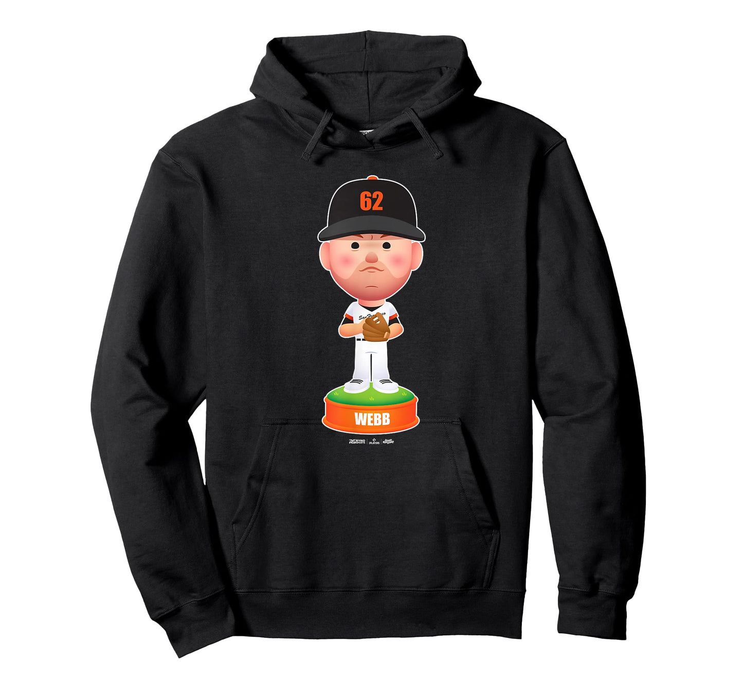 Logan Webb San Francisco Baseball Bobblehead MLBPA T-Shirt