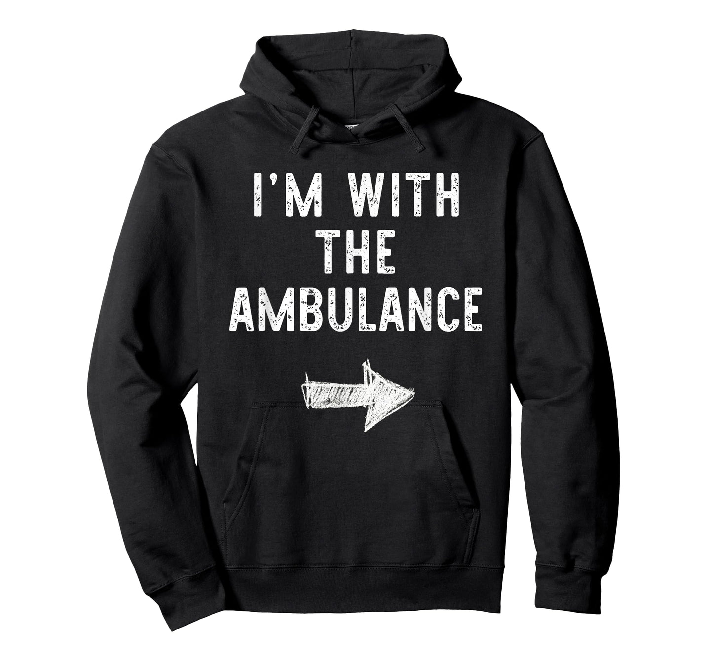 I’m With The Ambulance Funny Halloween Couple Costume T-Shirt