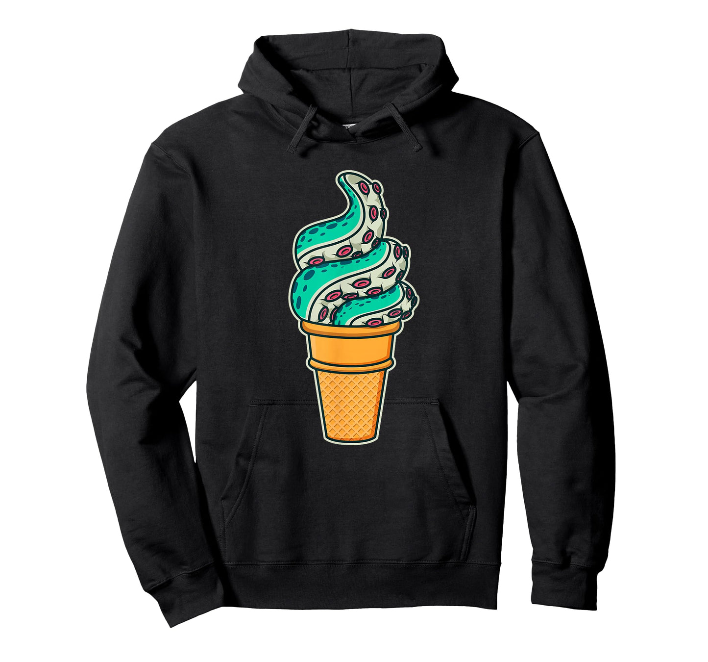 Swirly Octopus Tentacle Ice Cream T-Shirt
