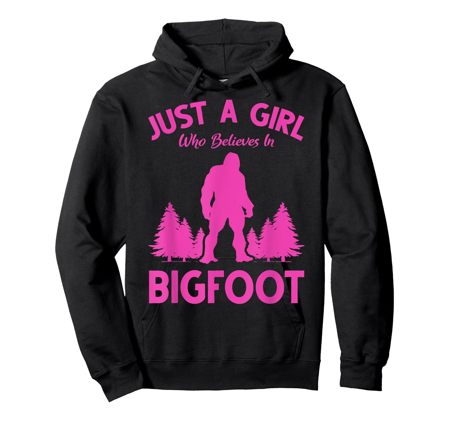 Yeti Sasquatch Women Just A Girl Who Believes In Bigfoot T-Shirt