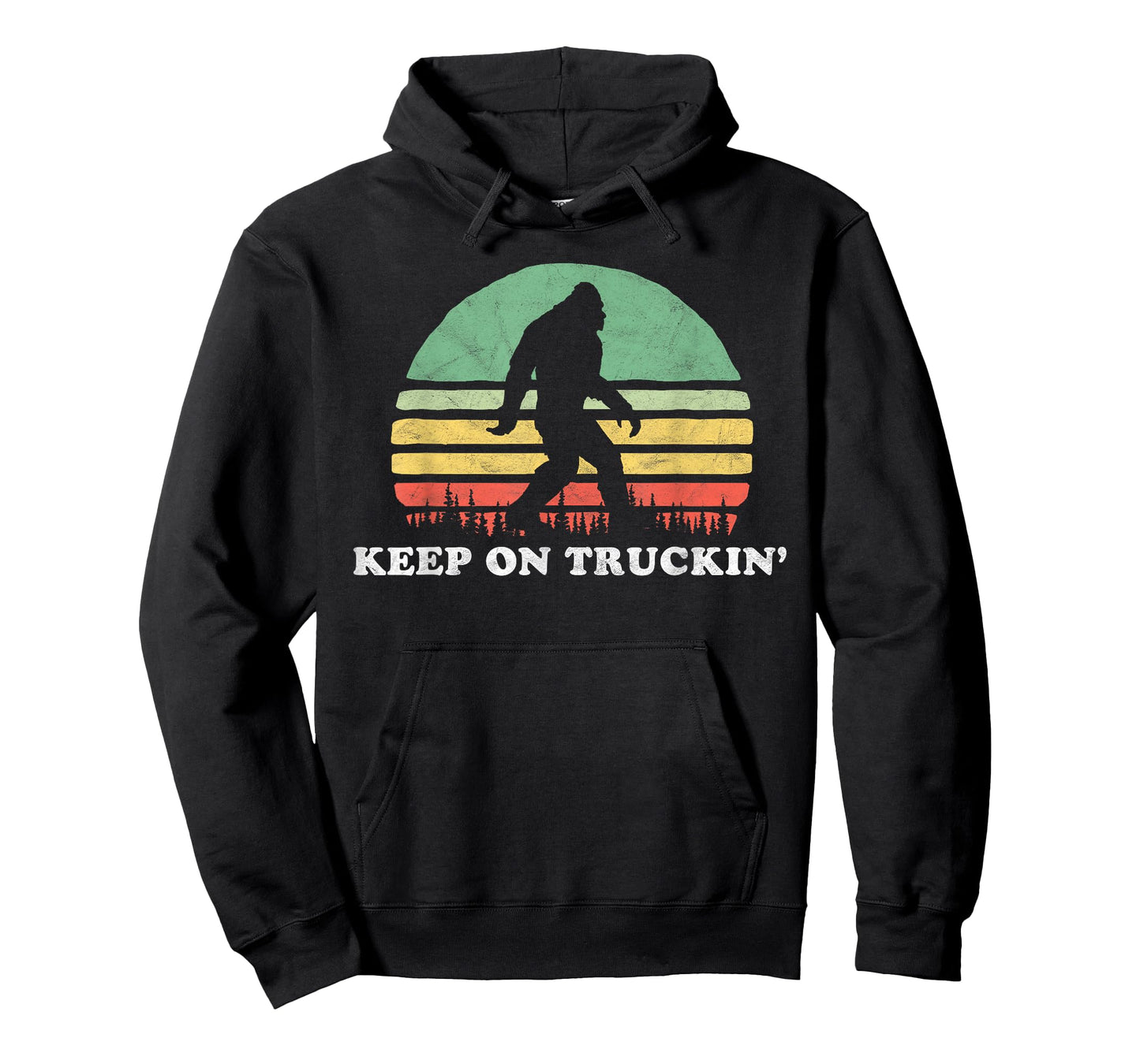 Groovy Sixties Bigfoot Keep On Truckin' Retro 60s T-Shirt