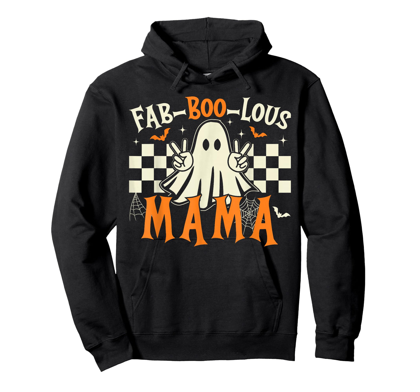 Fab Boo Lous Mama Retro Ghost Spooky Mama Halloween Costume T-Shirt