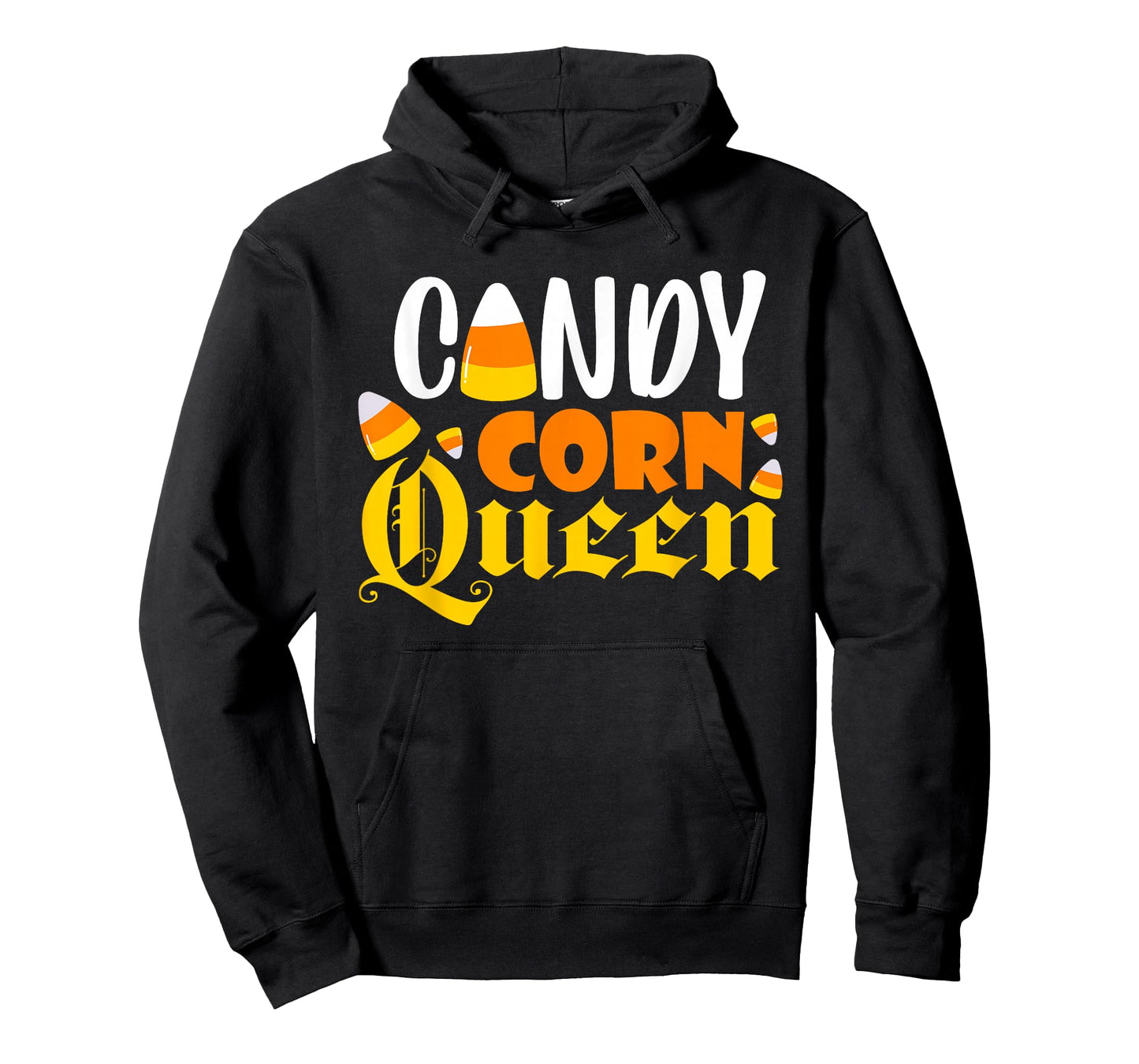 Candy Corn Queen Costume Halloween Cute Kawaii Crown Girls T-Shirt