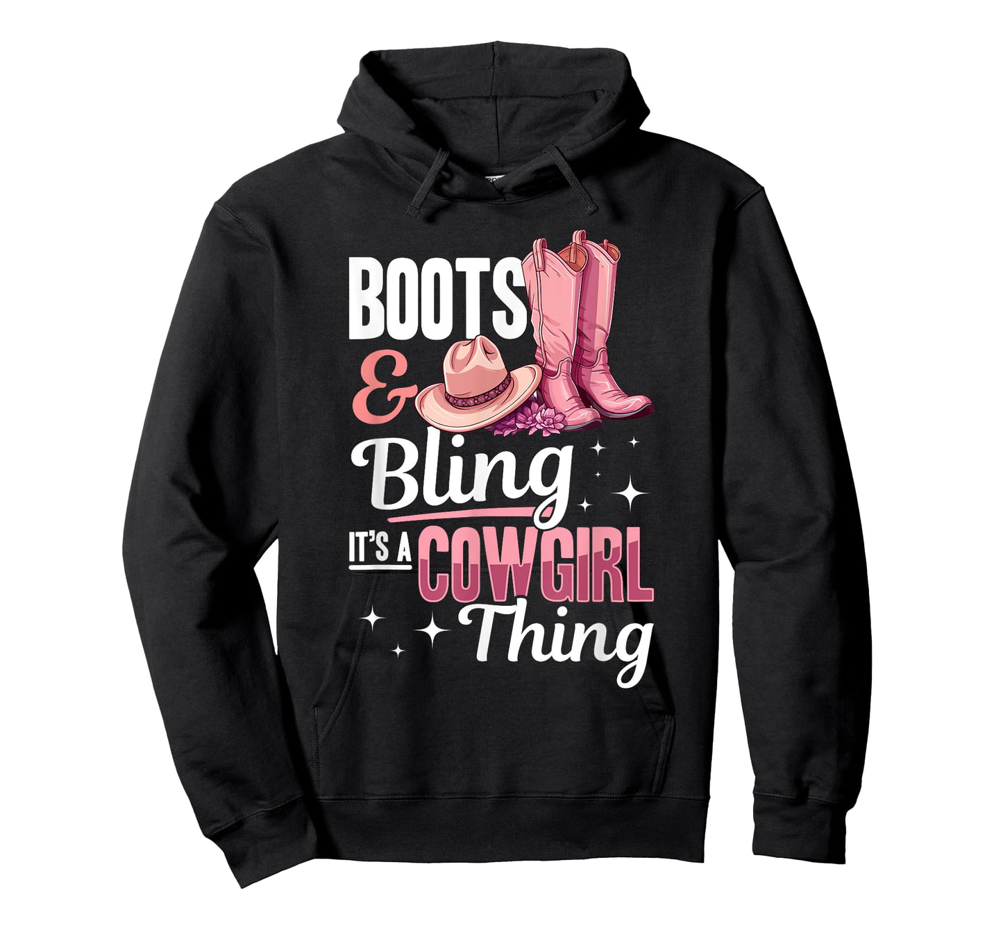 Rodeo Western Country Southern Cowgirl hat - Boots & Bling T-Shirt