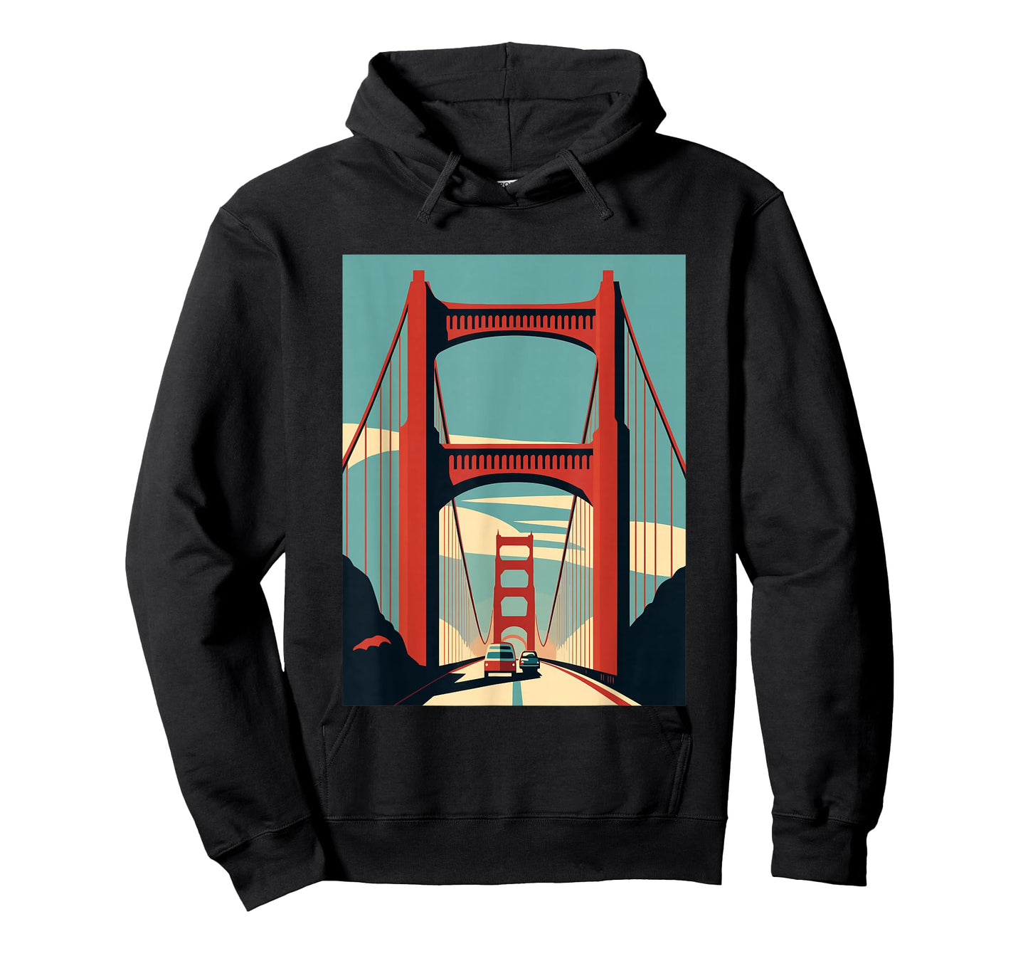 Golden Gate Bridge - San Francisco - Retro Design - Classic T-Shirt