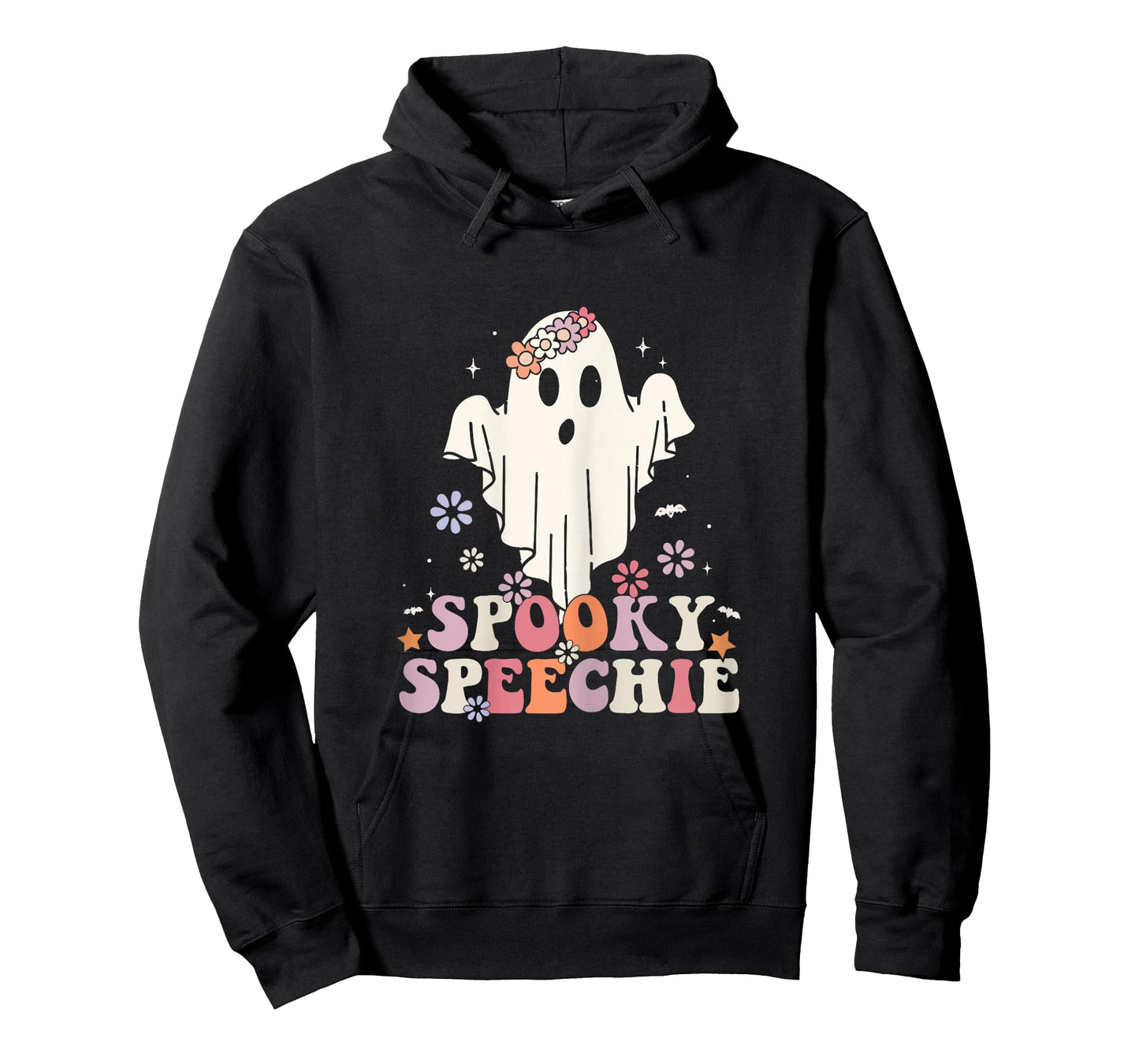 Retro Speech Therapy Halloween Spooky Speechie Language T-Shirt