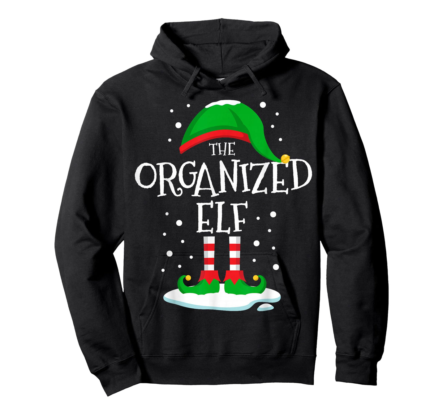 The Organized Elf Christmas Family Matching Xmas Group Funny T-Shirt