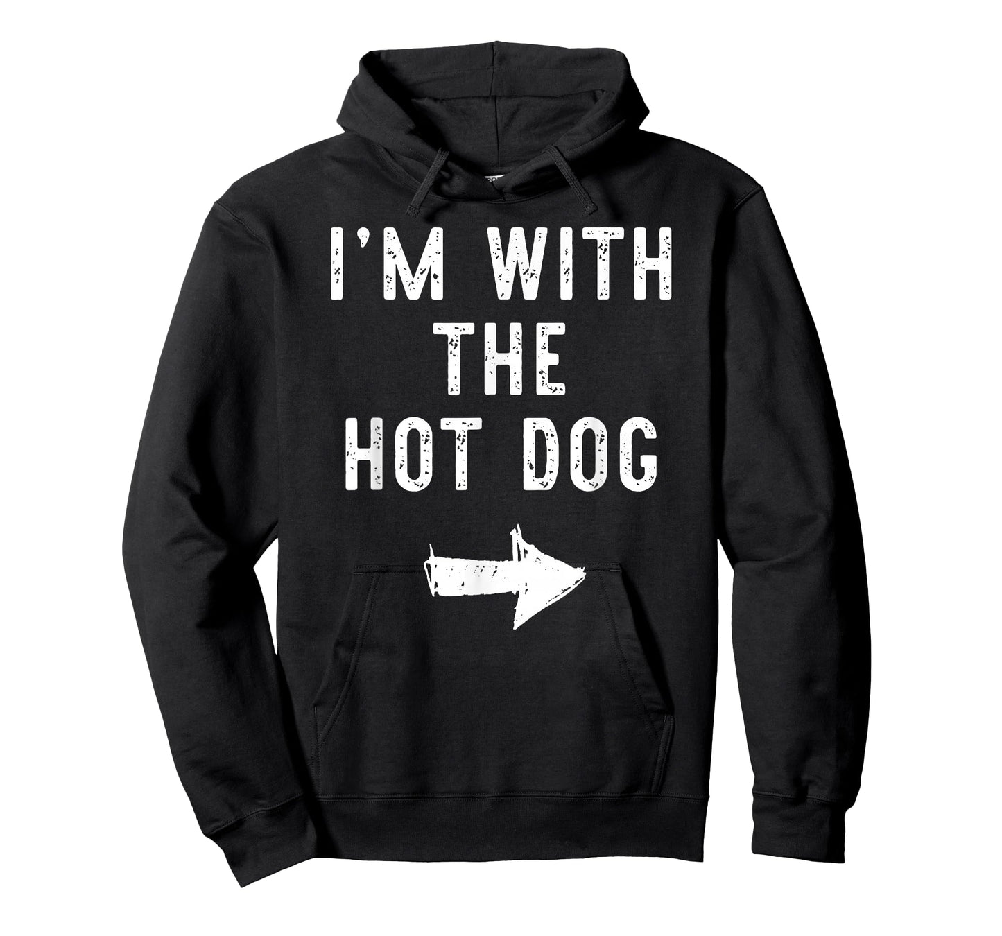 Halloween I'm with The Hot-Dog Funny Matching Costume Men T-Shirt