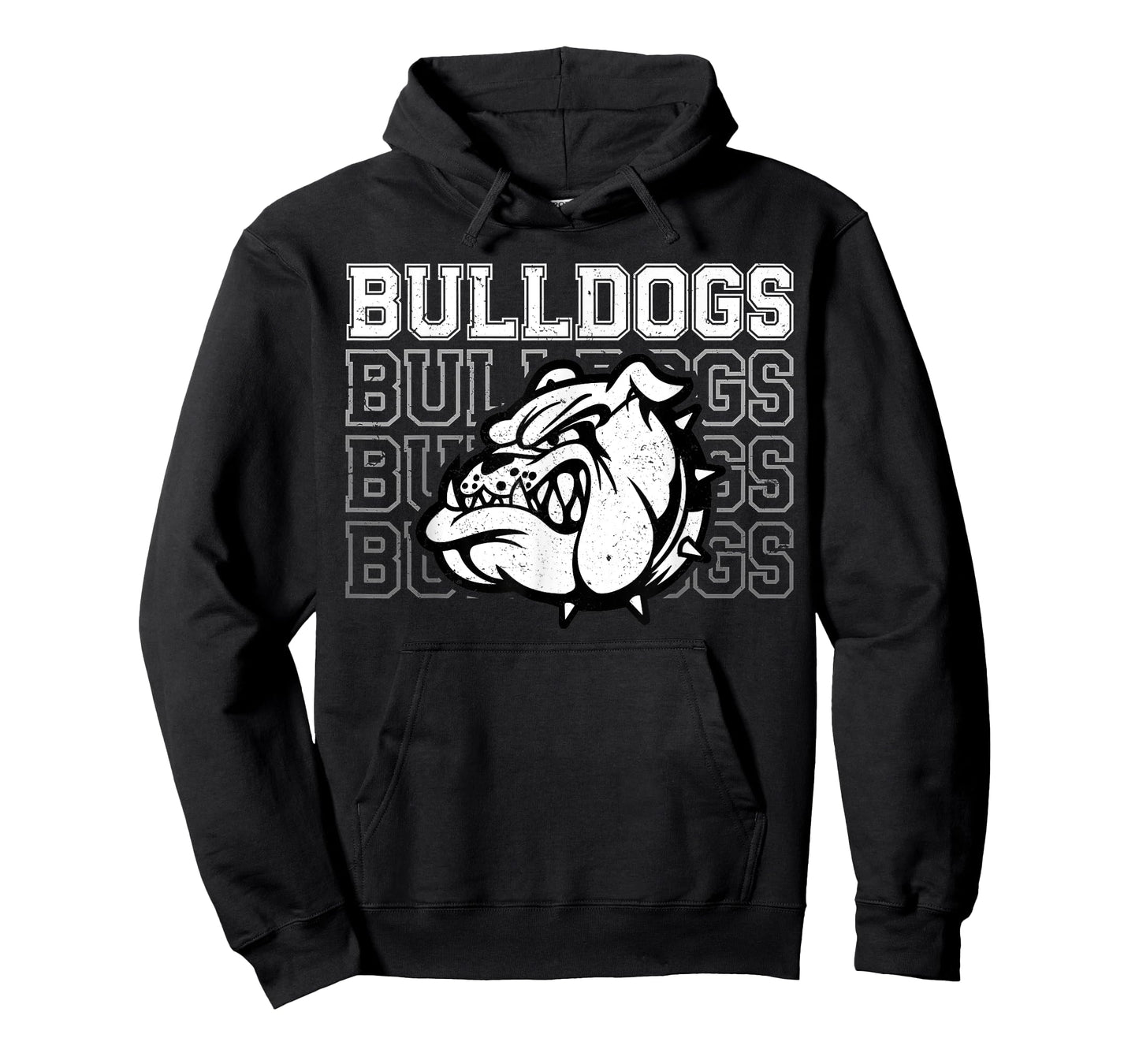 Bulldogs Mascot Team Spirit Vintage Sports Fan T-Shirt