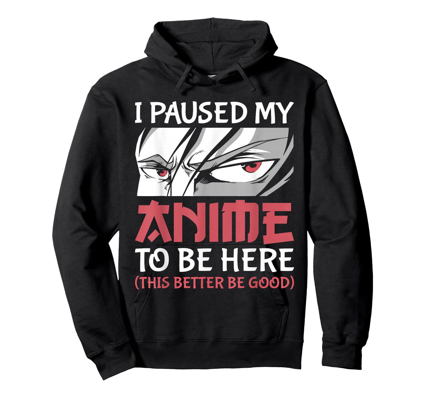 I Paused My Anime to Be Here Japanese Anime Boy Funny Anime T-Shirt Small