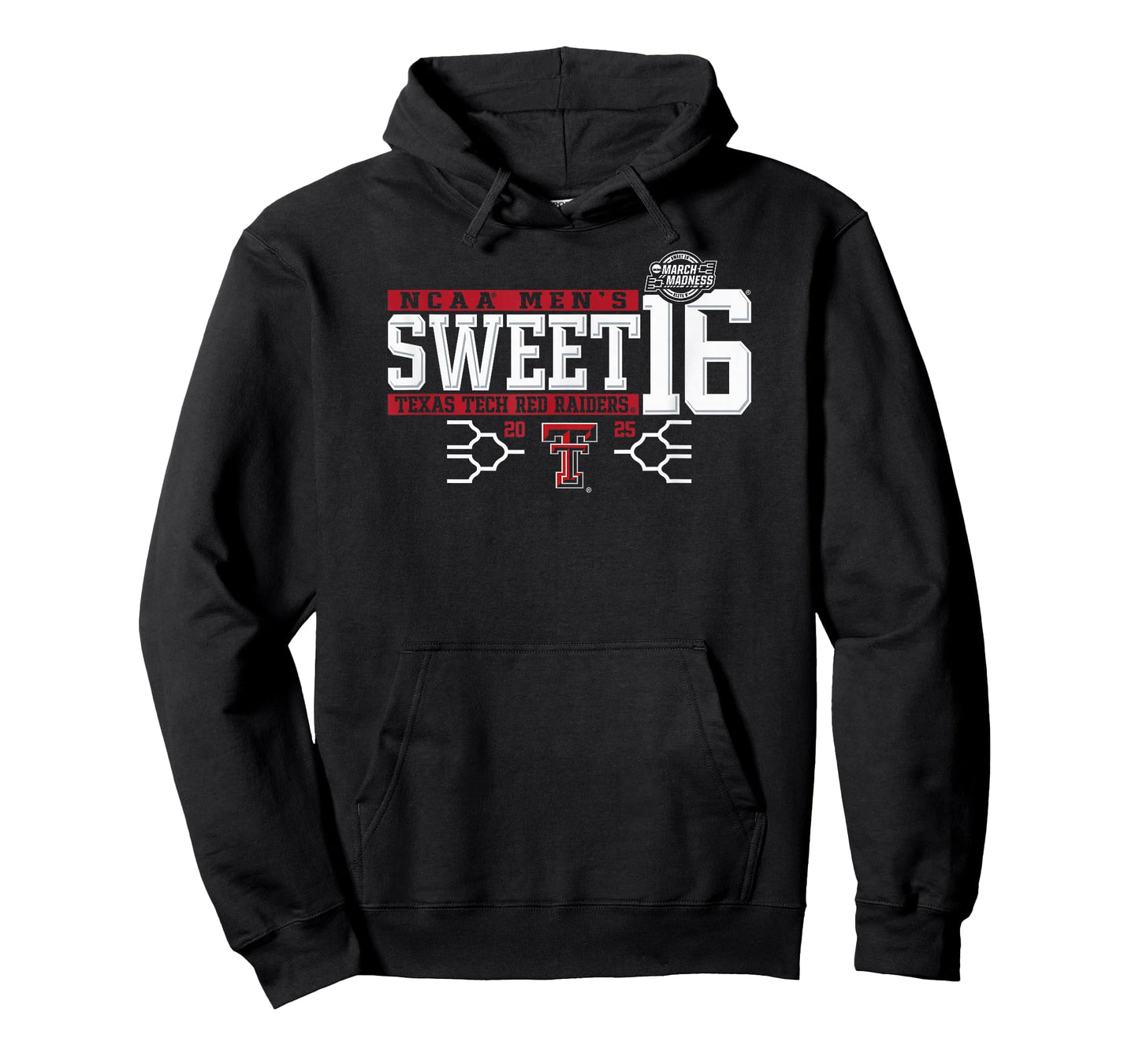 Texas Tech Red Raiders Sweet 16 2025 Men's March Madness T-Shirt