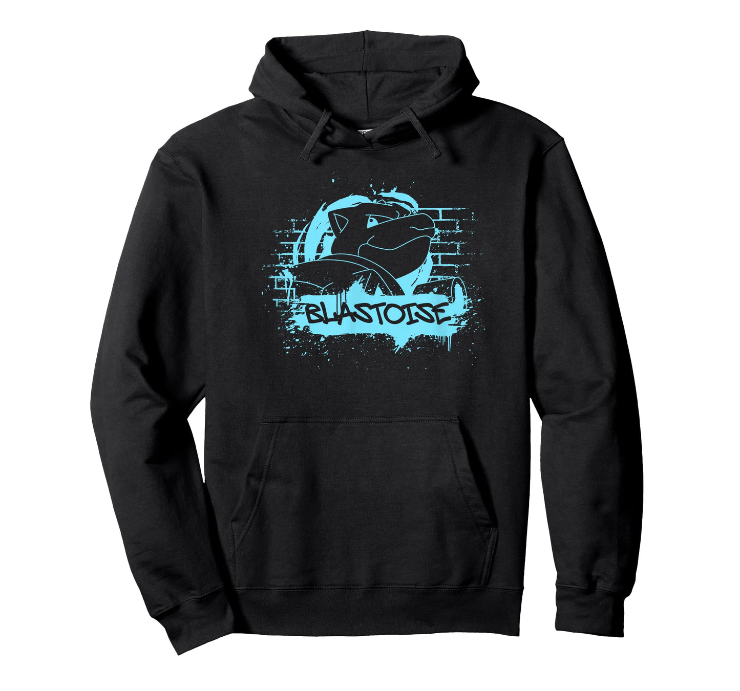 Pokémon Blastoise Blue Street Art Graffiti Logo T-Shirt