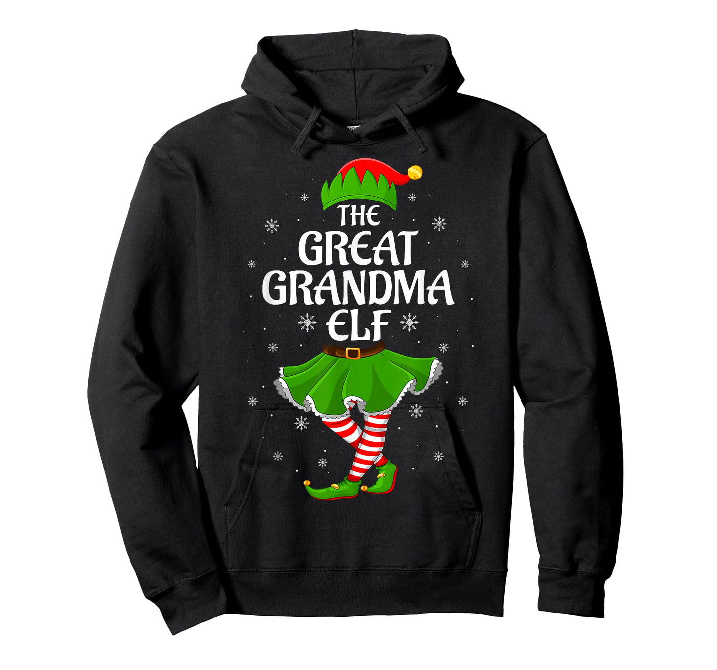 Great Grandma Elf Christmas Family Girls Women Elf Squad T-Shirt