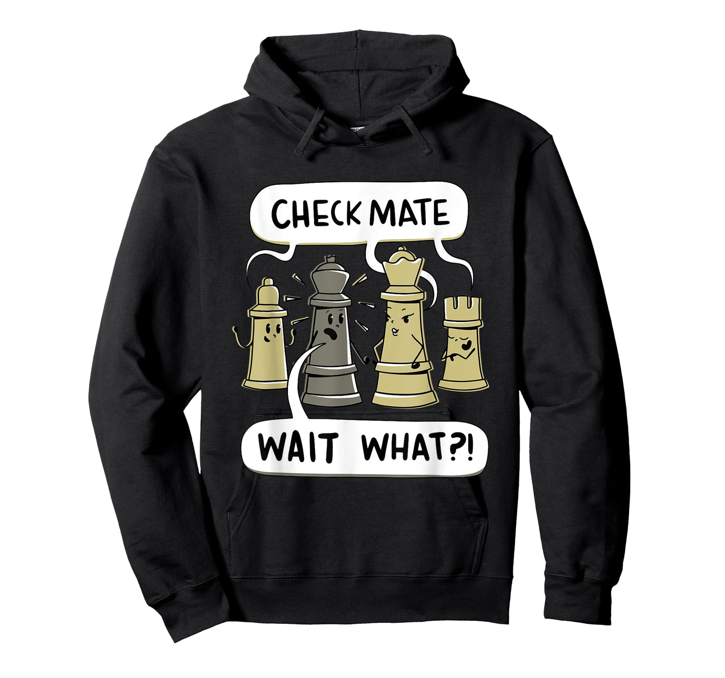 Check Mate Wait What? Funny Chess T-Shirt