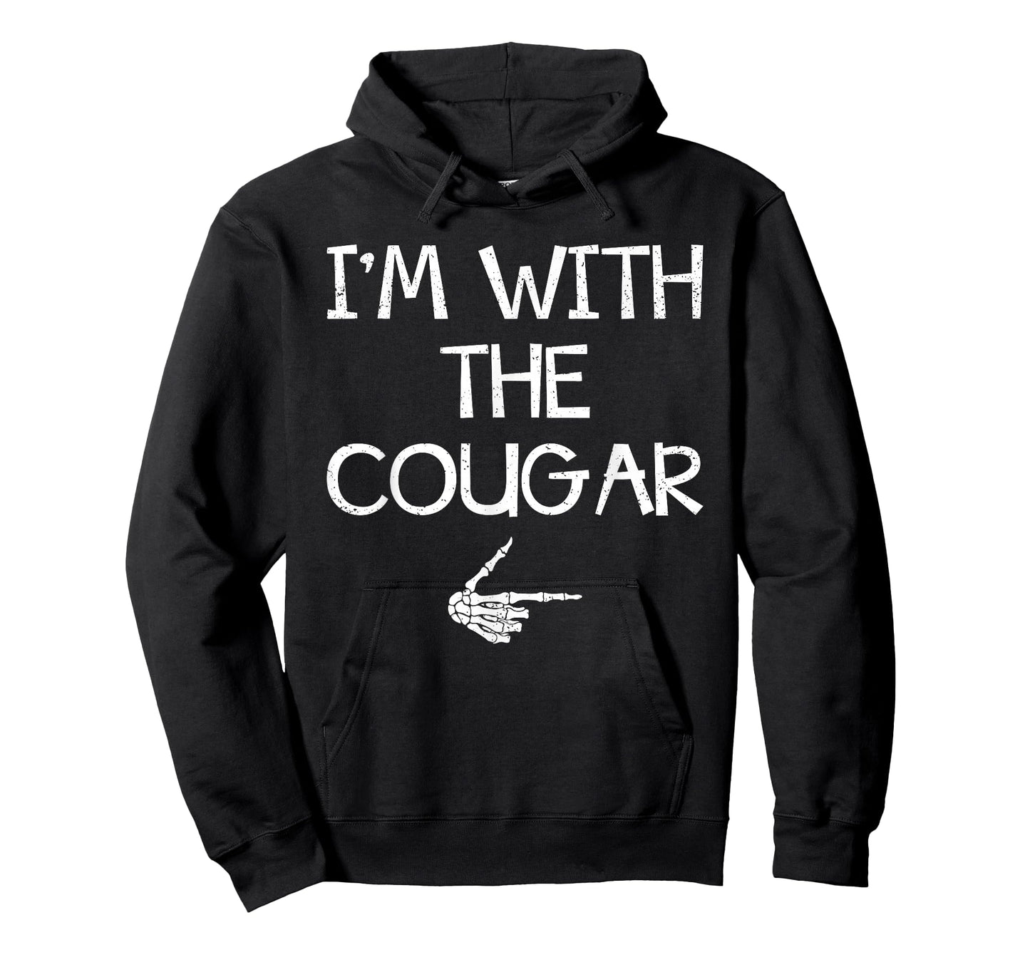 I'm With The Cougar Funny Halloween Costume Couples Matching T-Shirt