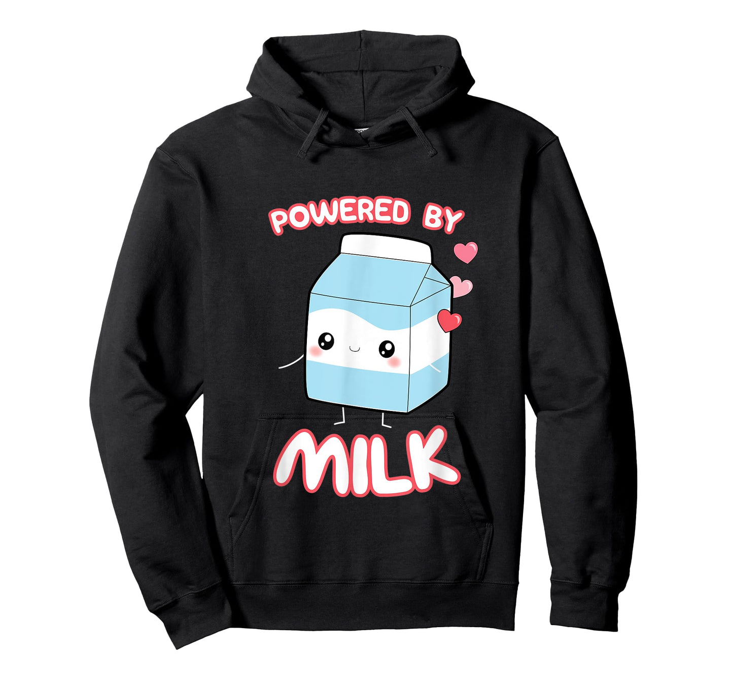 Powered By Milk, Kawaii Milk Otaku Top T-Shirt