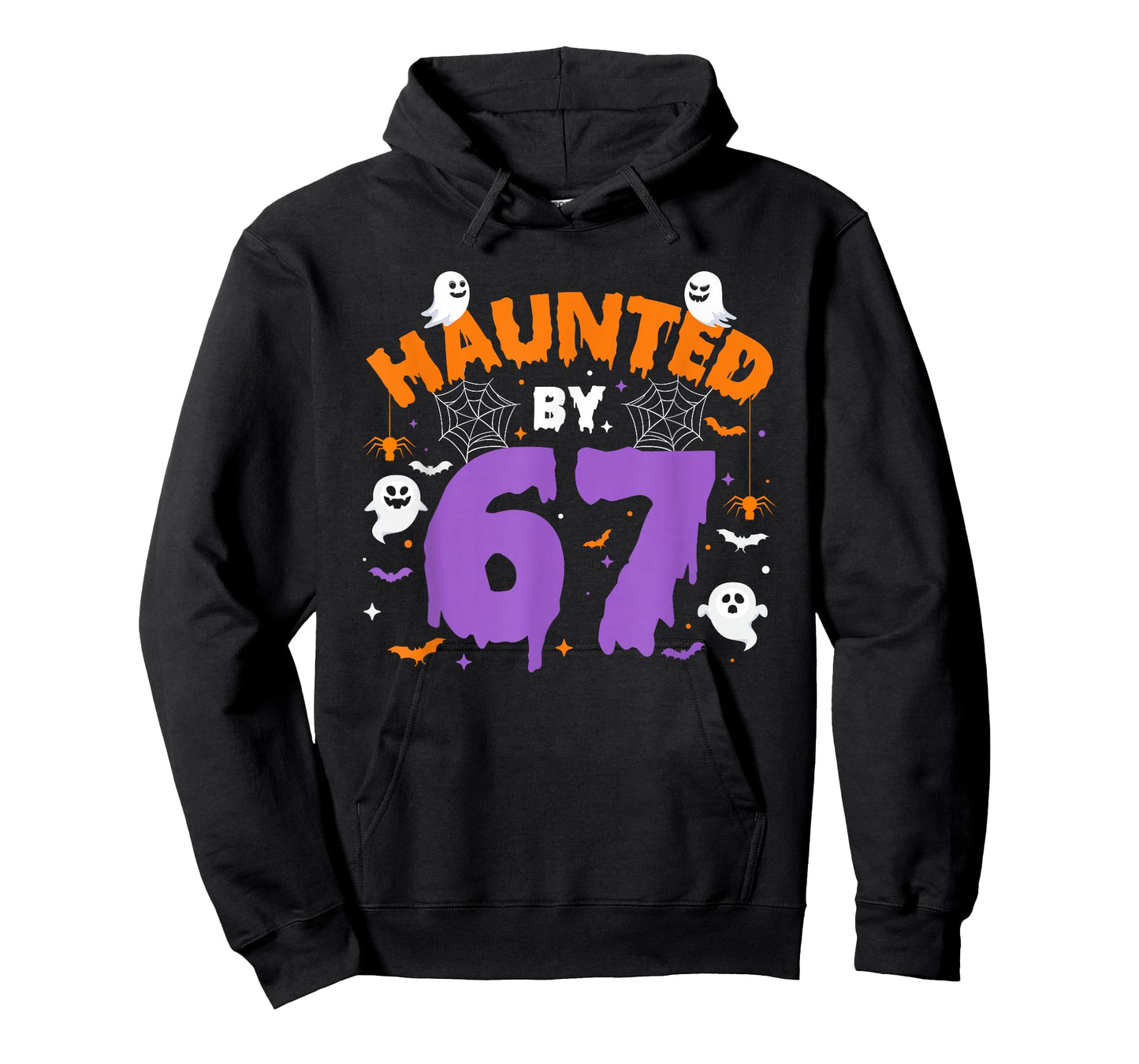 Haunted by 67 Funny Halloween Costume 6 7 Ghost Halloween T-Shirt