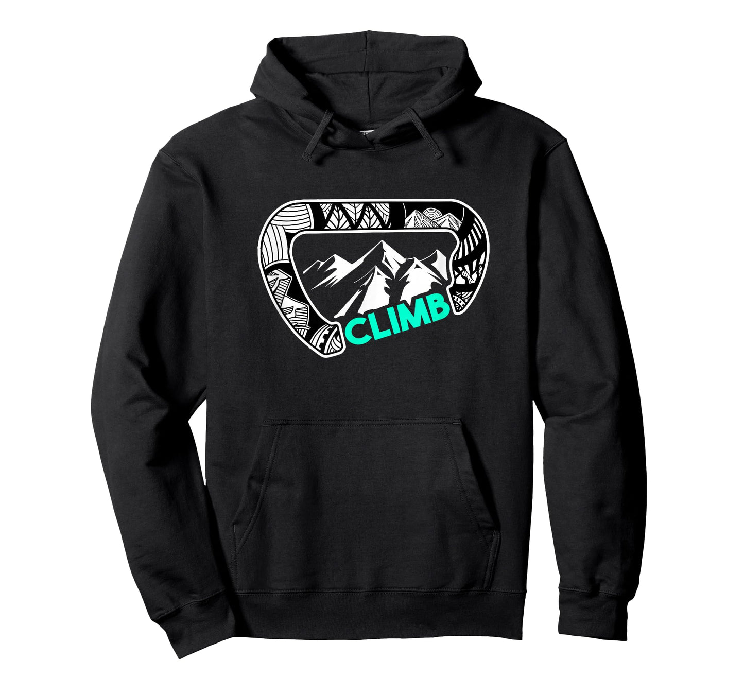 Carabiner Rock Climbing Gifts Print Climbing Bouldering T-Shirt