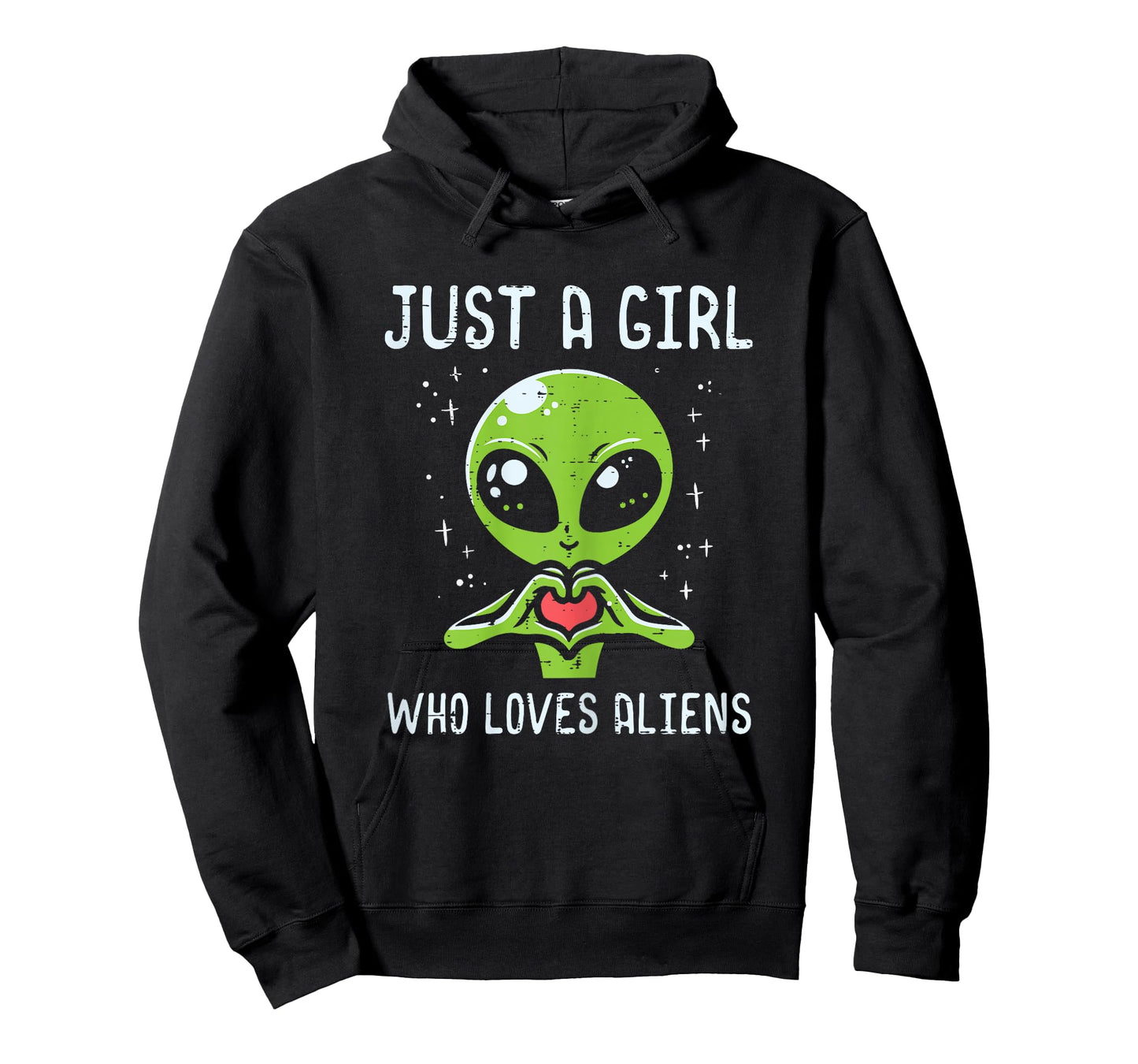 Just Girl Who Loves Aliens Extraterrestrial Girls Kids Women T-Shirt