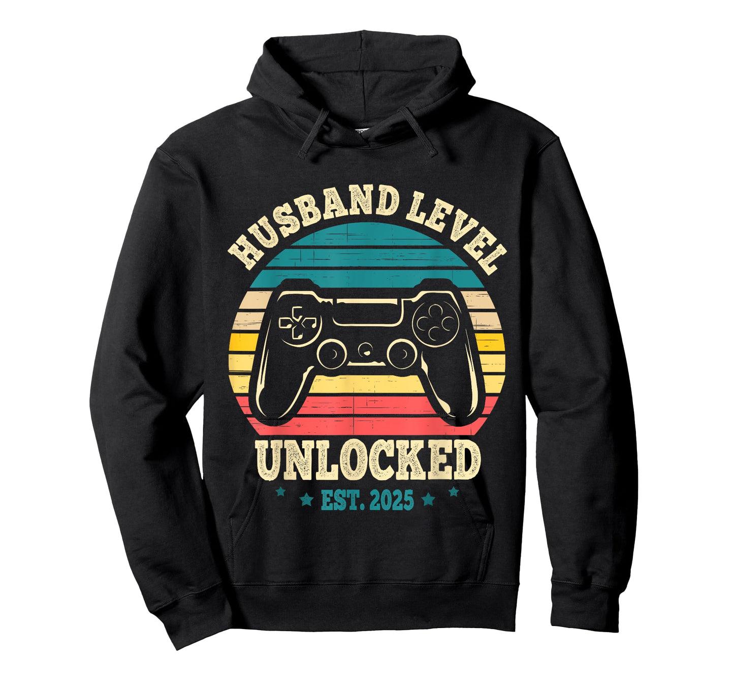 Just Married Gamer Leveled Up To Husband Level Unlocked 2025 T-Shirt
