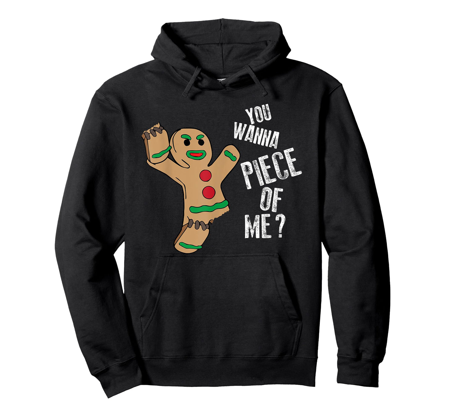 You Wanna Piece Of Me Funny Gingerbread Pun Christmas Joke T-Shirt