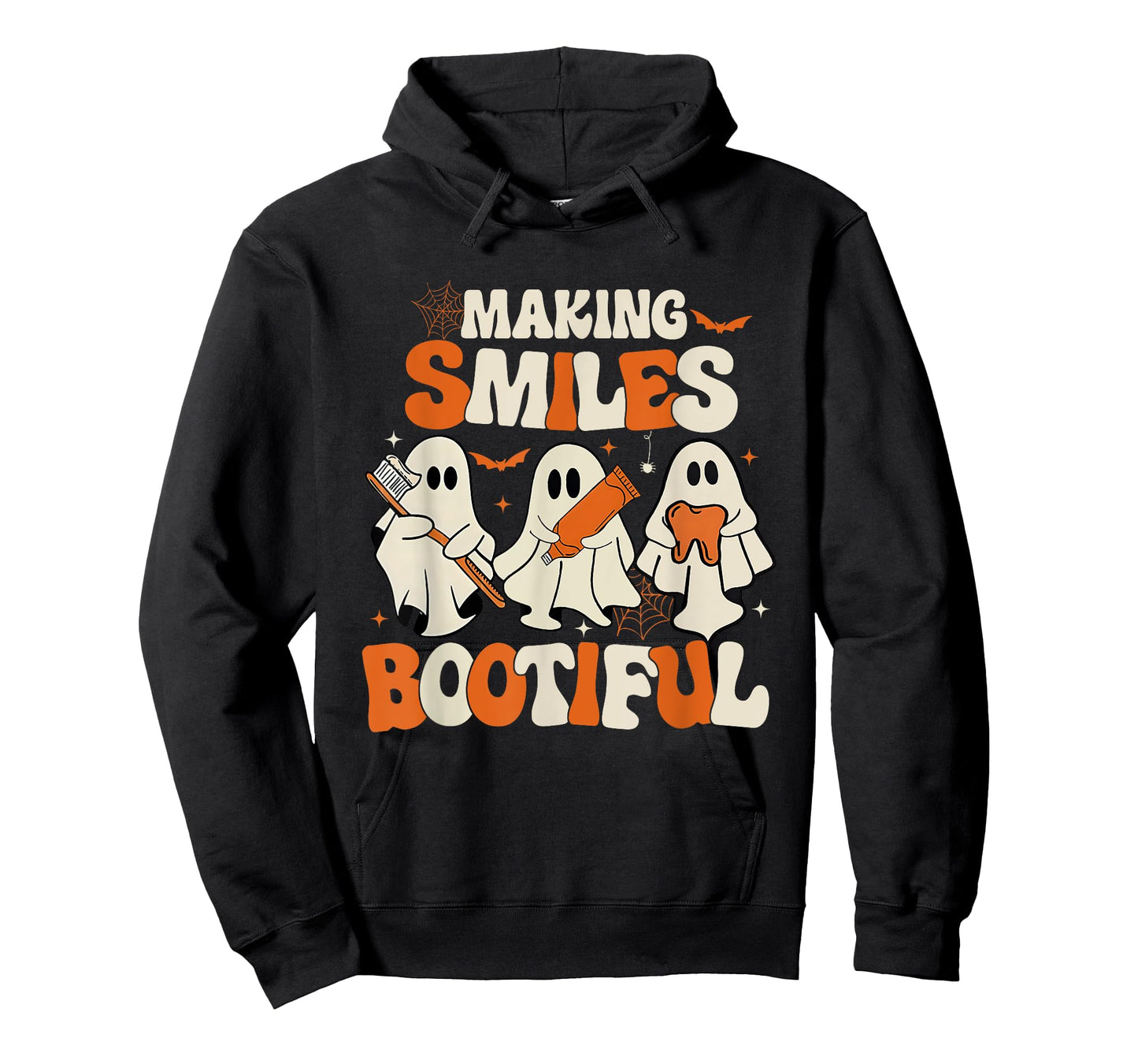 Funny Ghost Dentist Halloween Making Smiles Bootiful T-Shirt