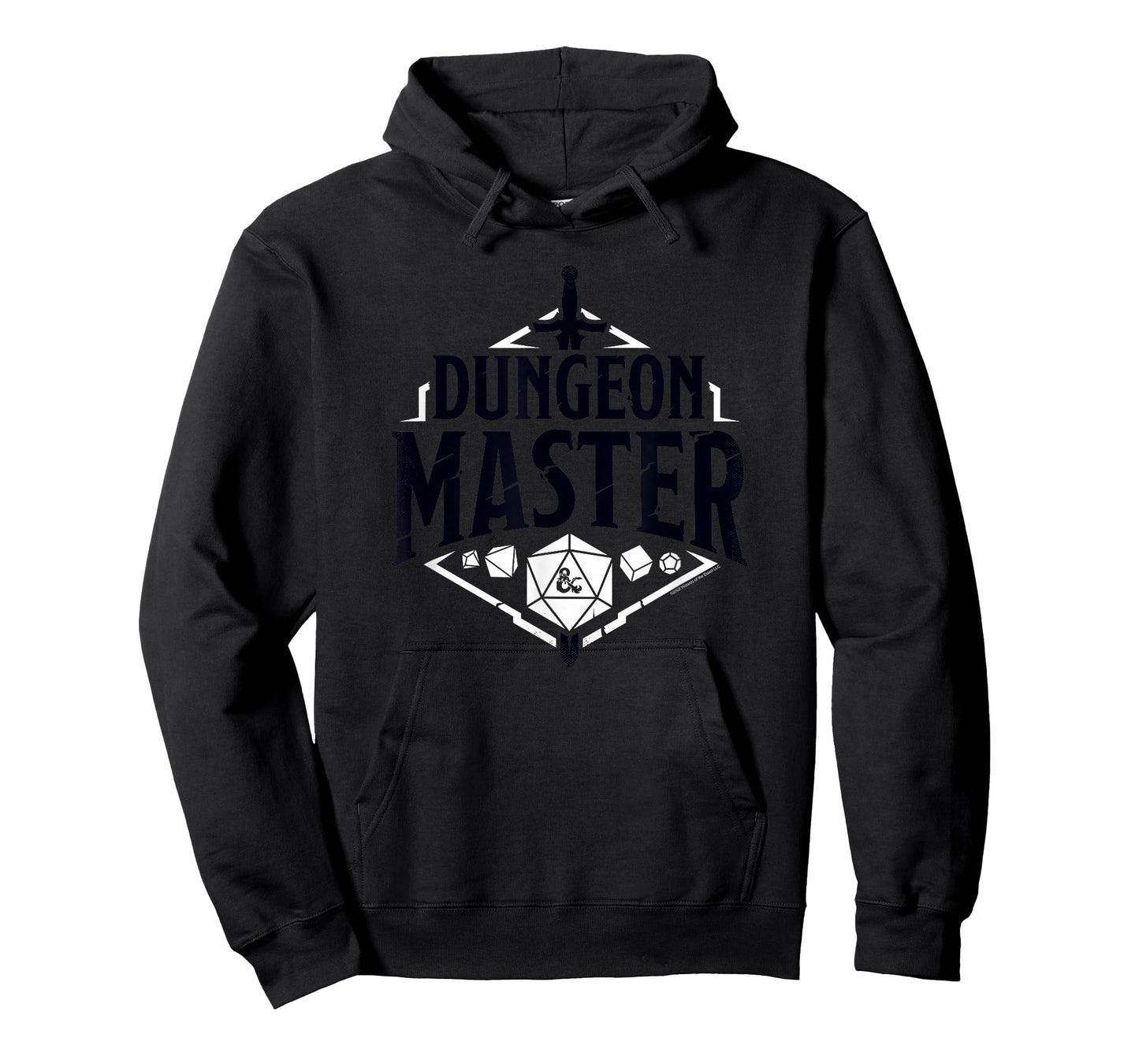 Dungeons & Dragons Dungeon Master Sword & Dice Logo T-Shirt