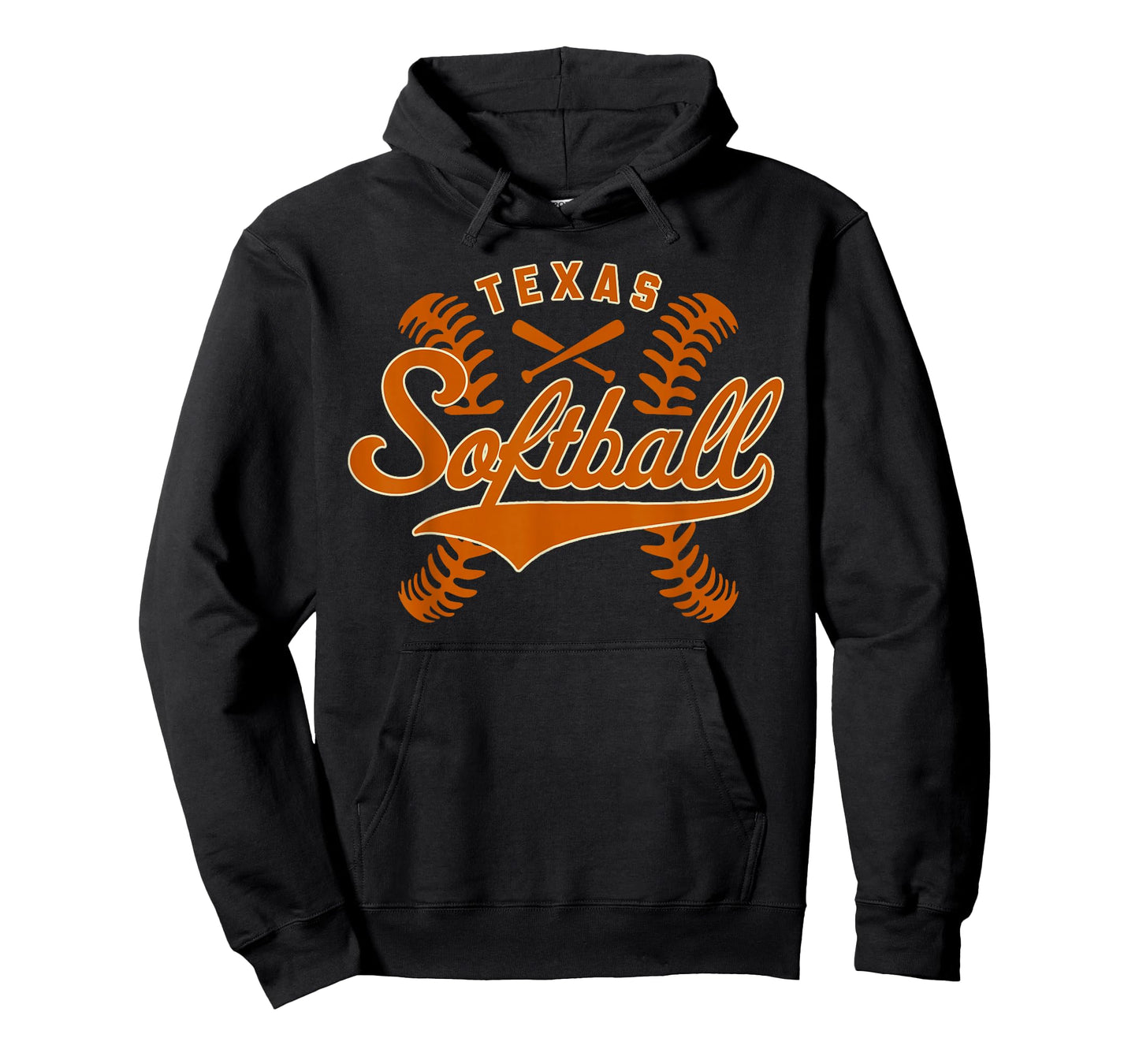 Texas Softball Vintage Mens Kids Team Retro Softball Fan T-Shirt