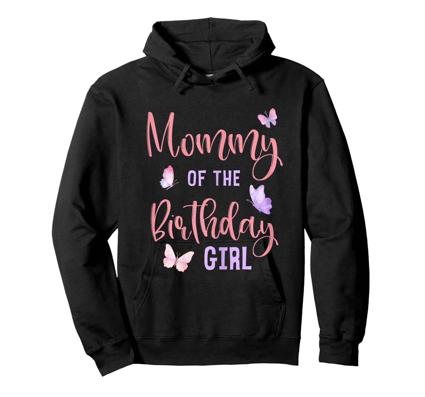 Mommy of The Birthday Girl Butterfly Party Matching Family T-Shirt